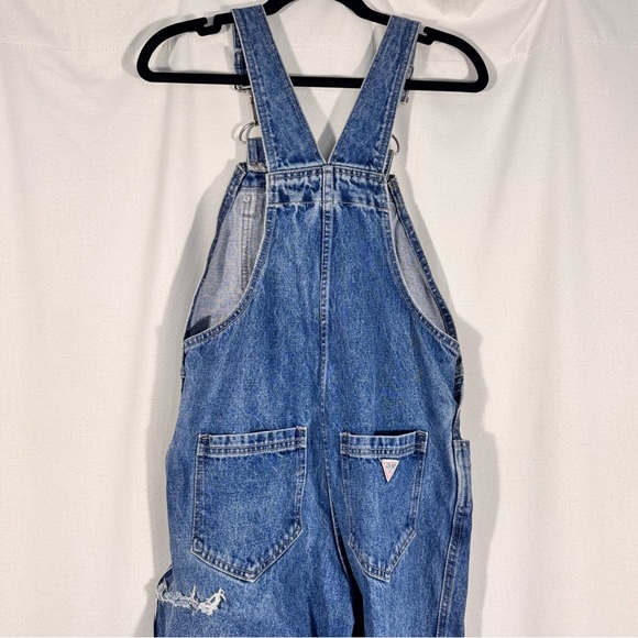 Vintage Guess Blue Denim Overalls - Picture 4 of 9